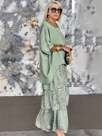 Rocío™ Vestido Trébol Degradé