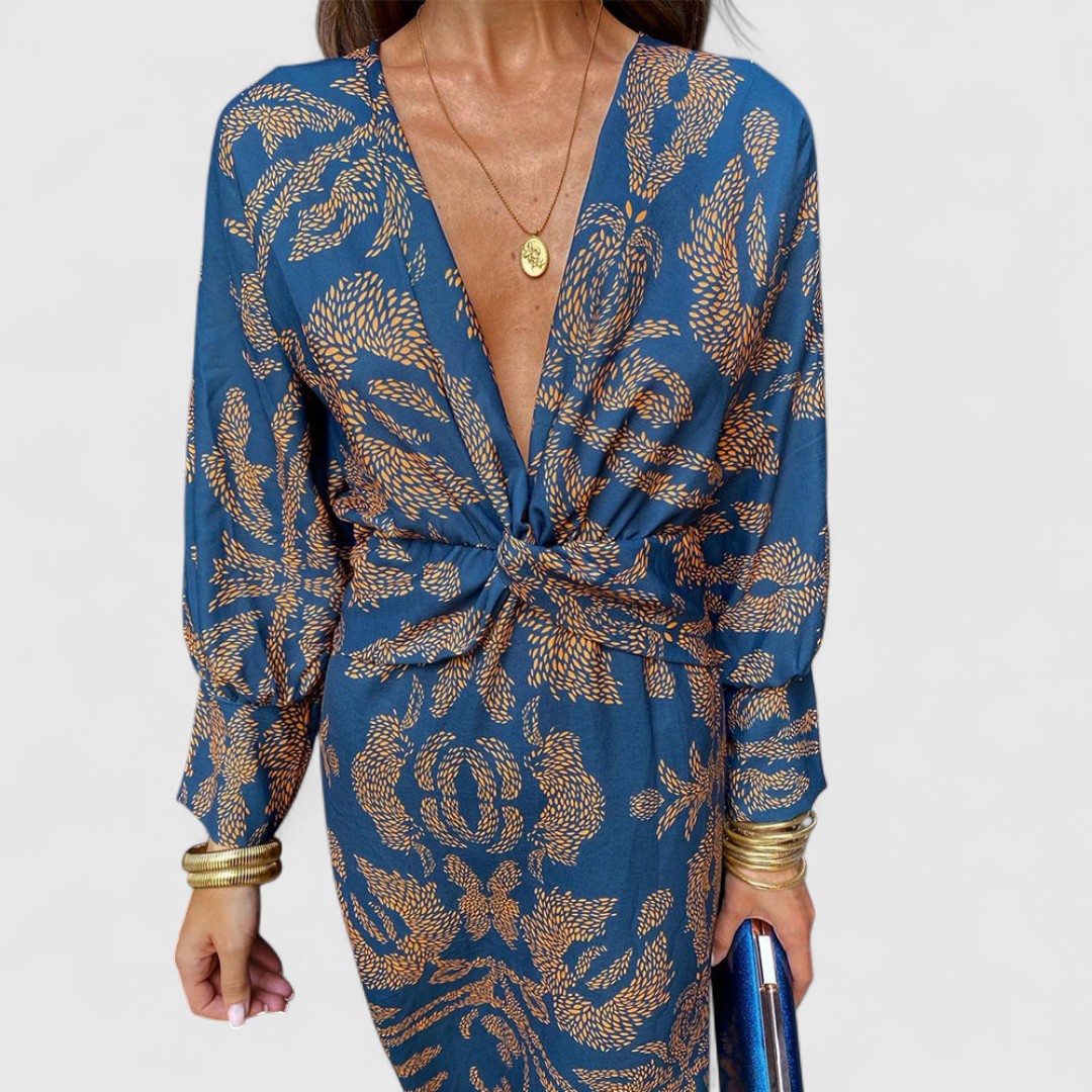Vestido Midi Cruzado Demetria™