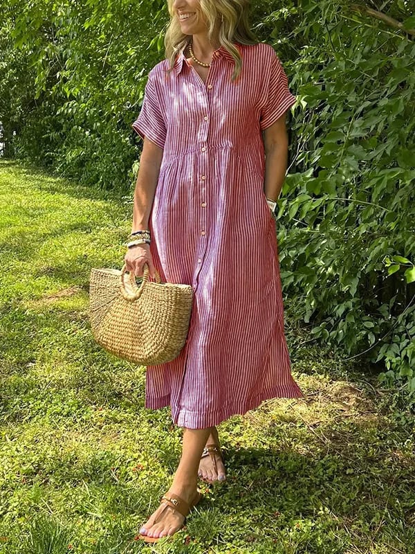 Marieke™ Vestido Camisero Maxi