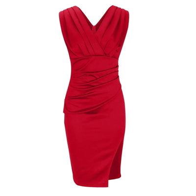 Dominga™ Vestido Ajustado con Abertura