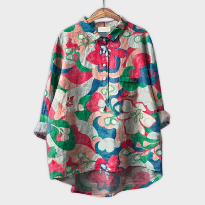 Blusa Floral Artesanal Teresa™