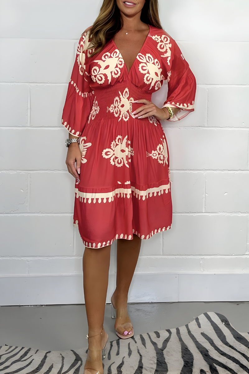 Vestido Lisa™ Corte a la Rodilla Favorecedor