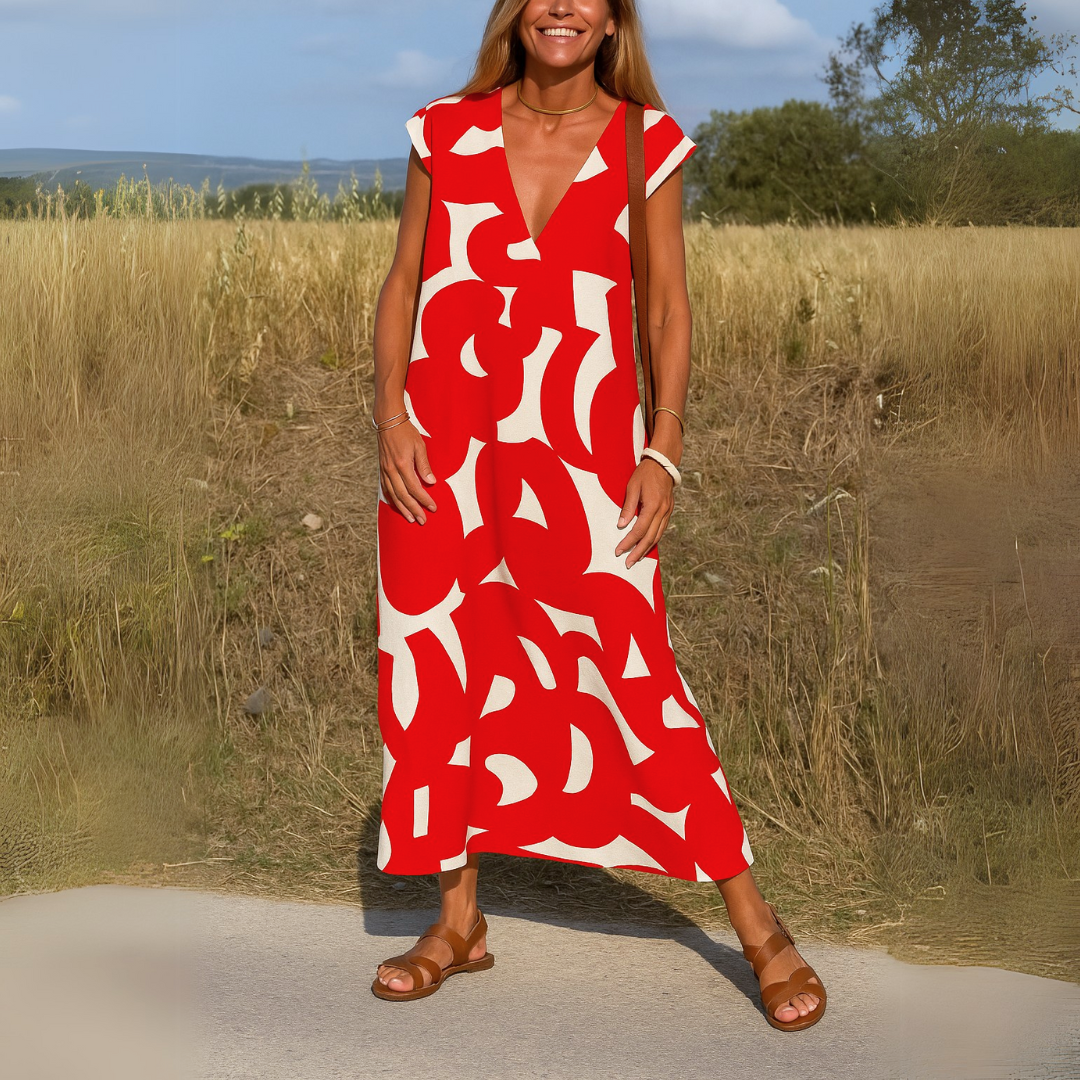 Roos™ Vestido Midi Elegante Mujer