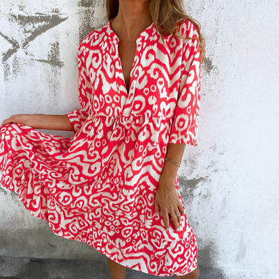 Noa™ Vestido Boho Ikat Mujer