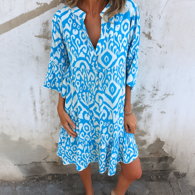 Noa™ Vestido Boho Ikat Mujer