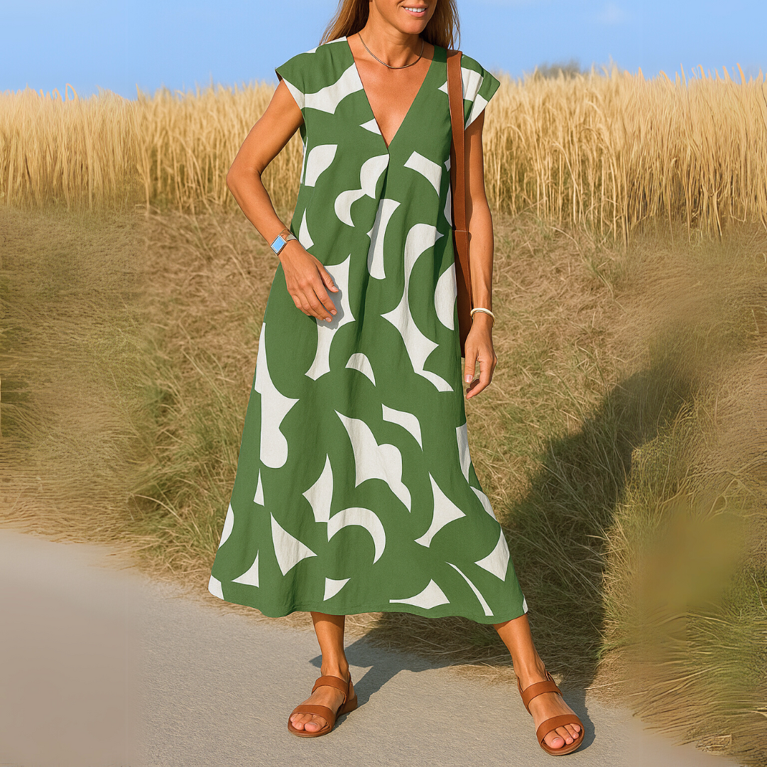 Roos™ Vestido Midi Elegante Mujer