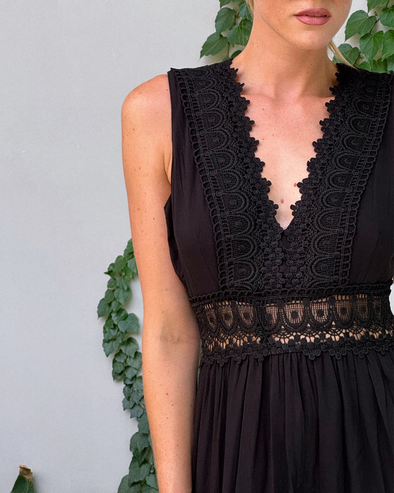 Constanza™ Vestido Encaje V
