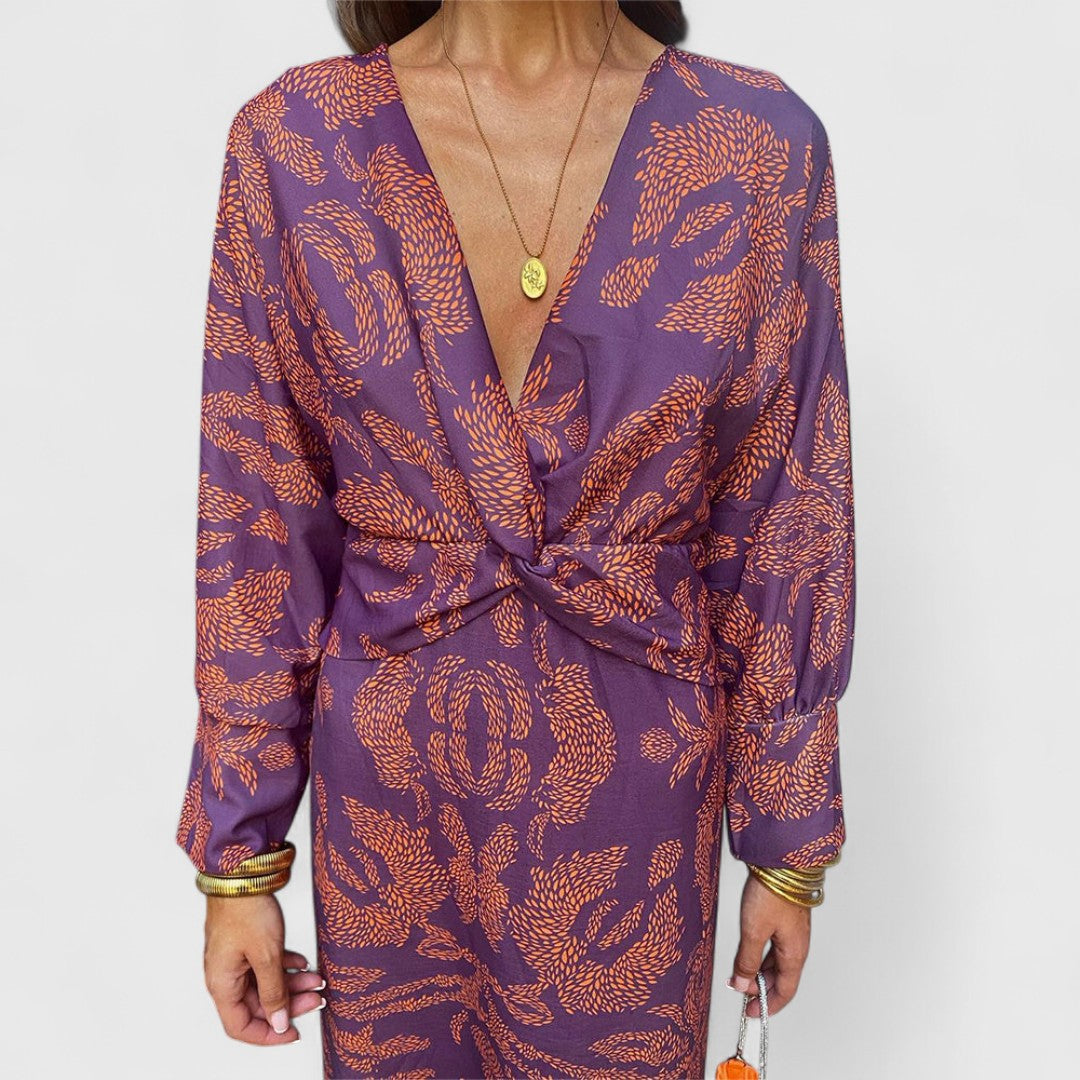Vestido Midi Cruzado Demetria™