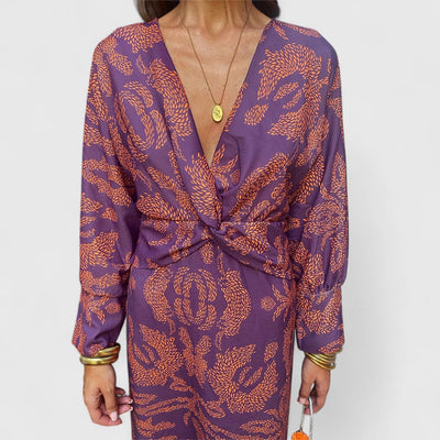 Vestido Midi Cruzado Demetria™
