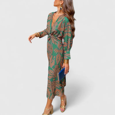 Vestido Midi Cruzado Demetria™
