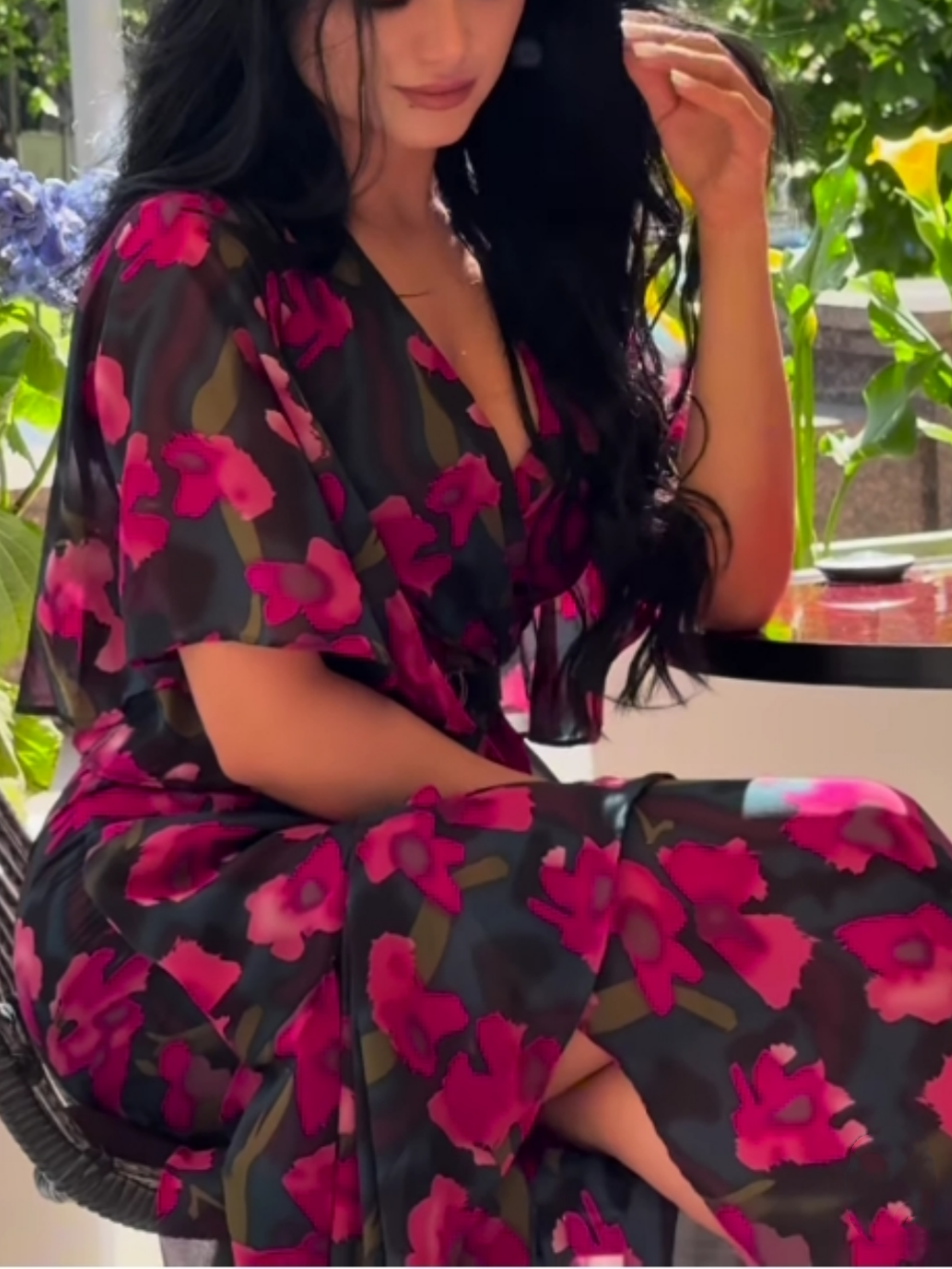 Constanza™ Vestido Retro Escote V