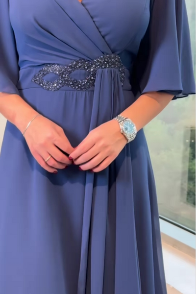 Vestido Maxi Escote en V Marcela™