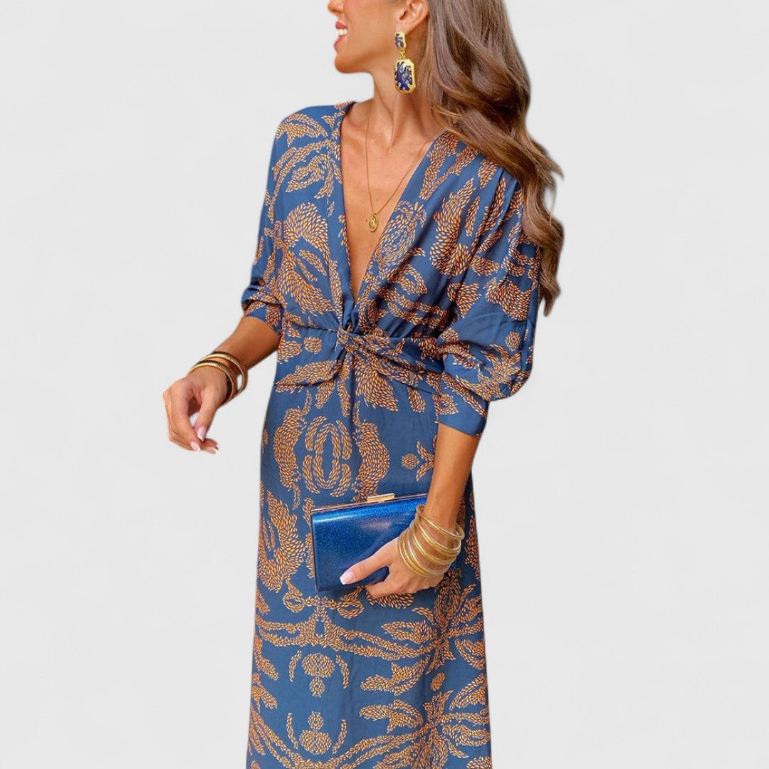 Vestido Midi Cruzado Demetria™