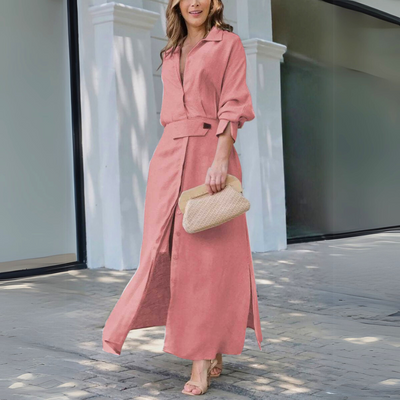 Rayén™ Vestido Maxi con Escote V