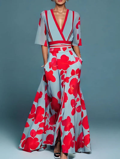Lianne™ Vestido Cruzado Floral