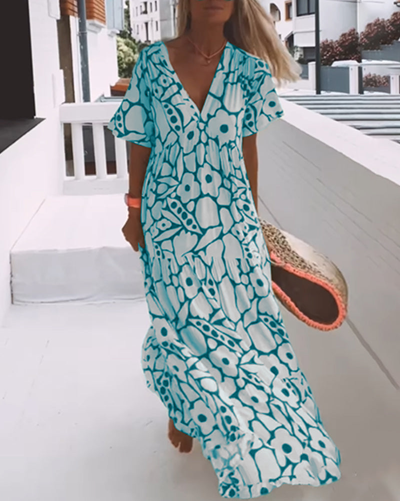 Valentina™ Vestido Suelto con Escote en V