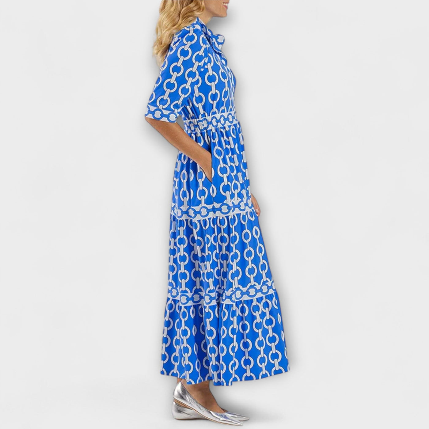 Vestido Midi Estampado Cadena Soledad™