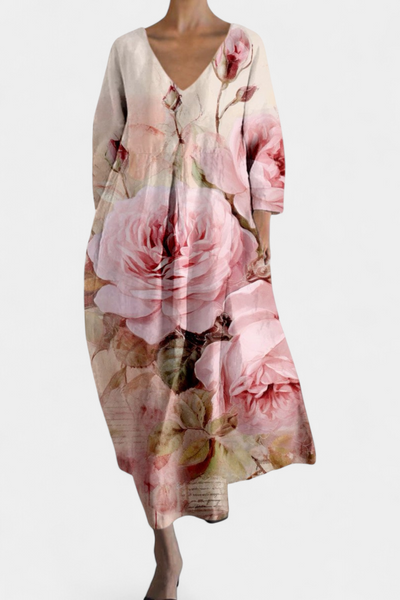 Anne™ Vestido Largo Fluido Mujer