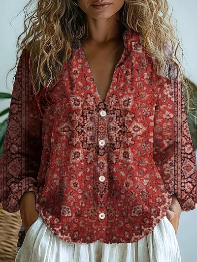 Blusa Bohemia Estampado Paisley Luna™