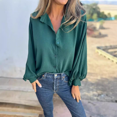 Antonia™ Blusa Oversize Elegante