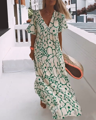 Valentina™ Vestido Suelto con Escote en V