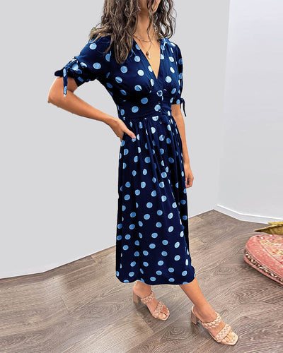 Paula™ Vestido Lunares Elegante