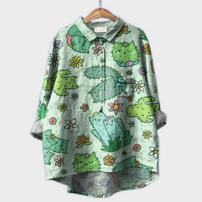 Blusa Floral Artesanal Teresa™