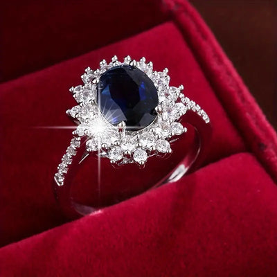 Anillo Fancy Azul Esplendor Vionne™