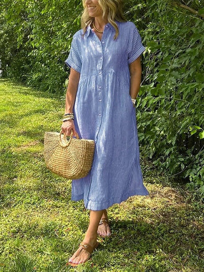 Marieke™ Vestido Camisero Maxi