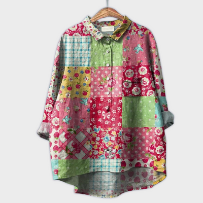 Blusa Floral Artesanal Teresa™