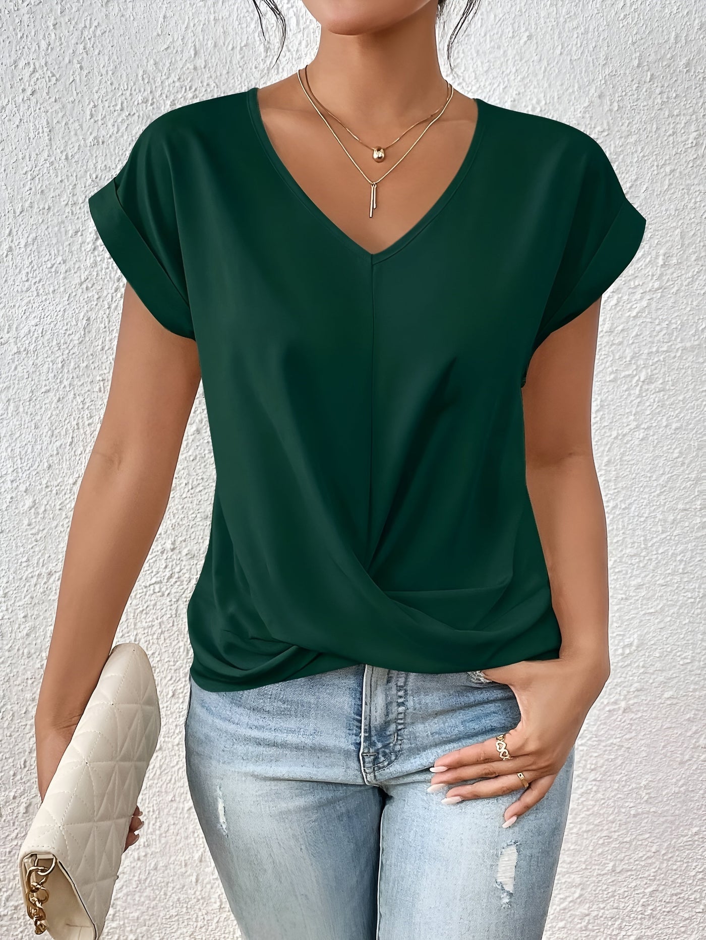 Sofía™ Polera Casual Escote en V