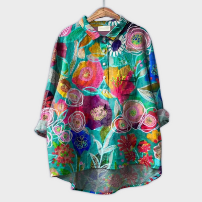 Blusa Floral Artesanal Teresa™
