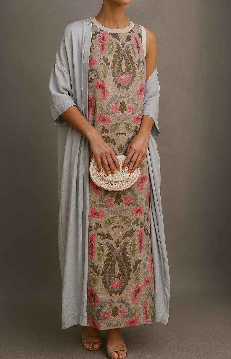 Leonor™ Vestido Largo con Estola