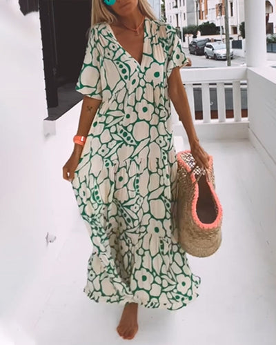 Valentina™ Vestido Suelto con Escote en V