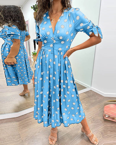 Paula™ Vestido Lunares Elegante
