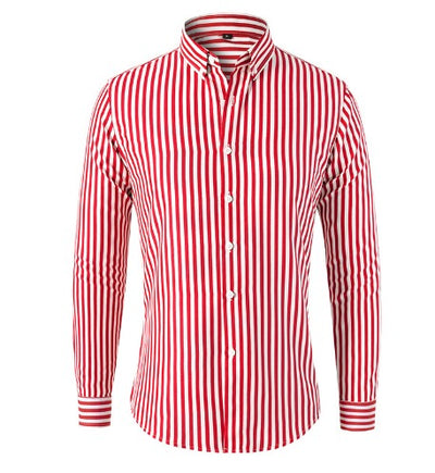 Sebastián™ Camisa Rayada Hombre Verano 