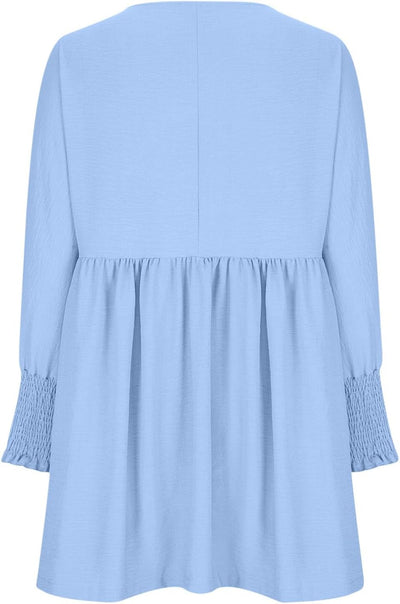 Rayén™ Vestido Fruncido de Verano