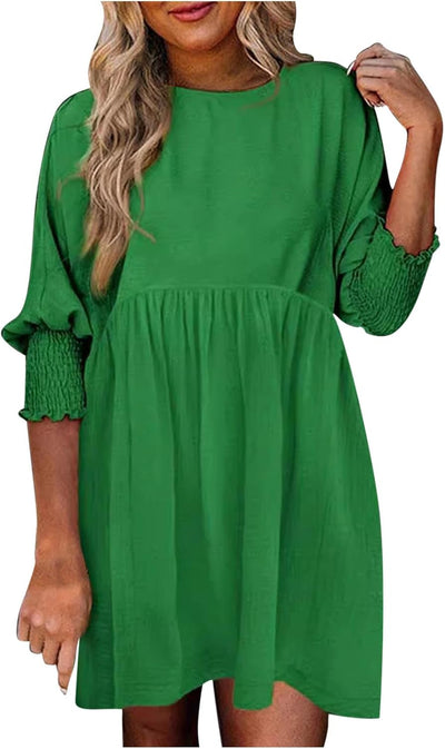 Rayén™ Vestido Fruncido de Verano