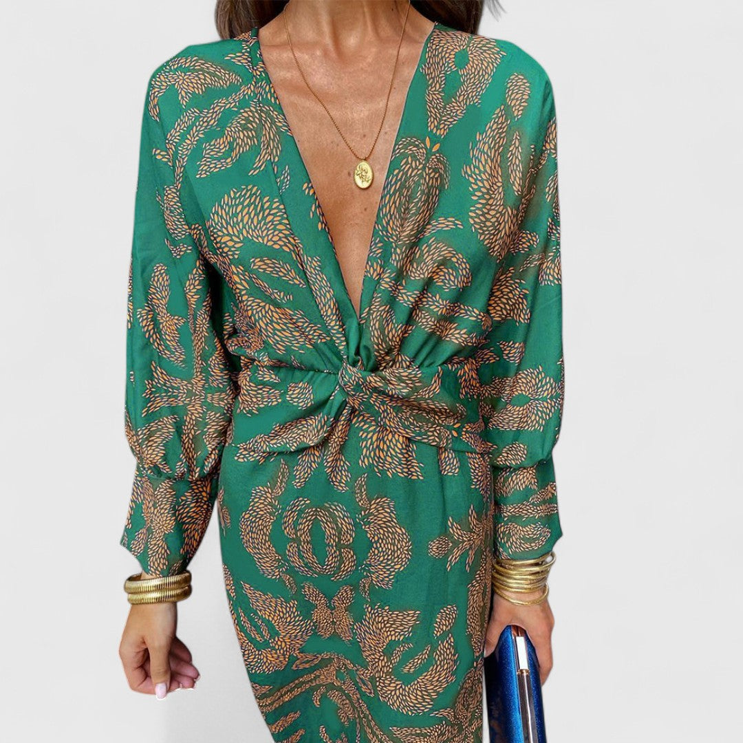 Vestido Midi Cruzado Demetria™