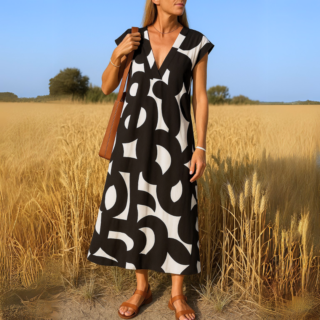 Roos™ Vestido Midi Elegante Mujer