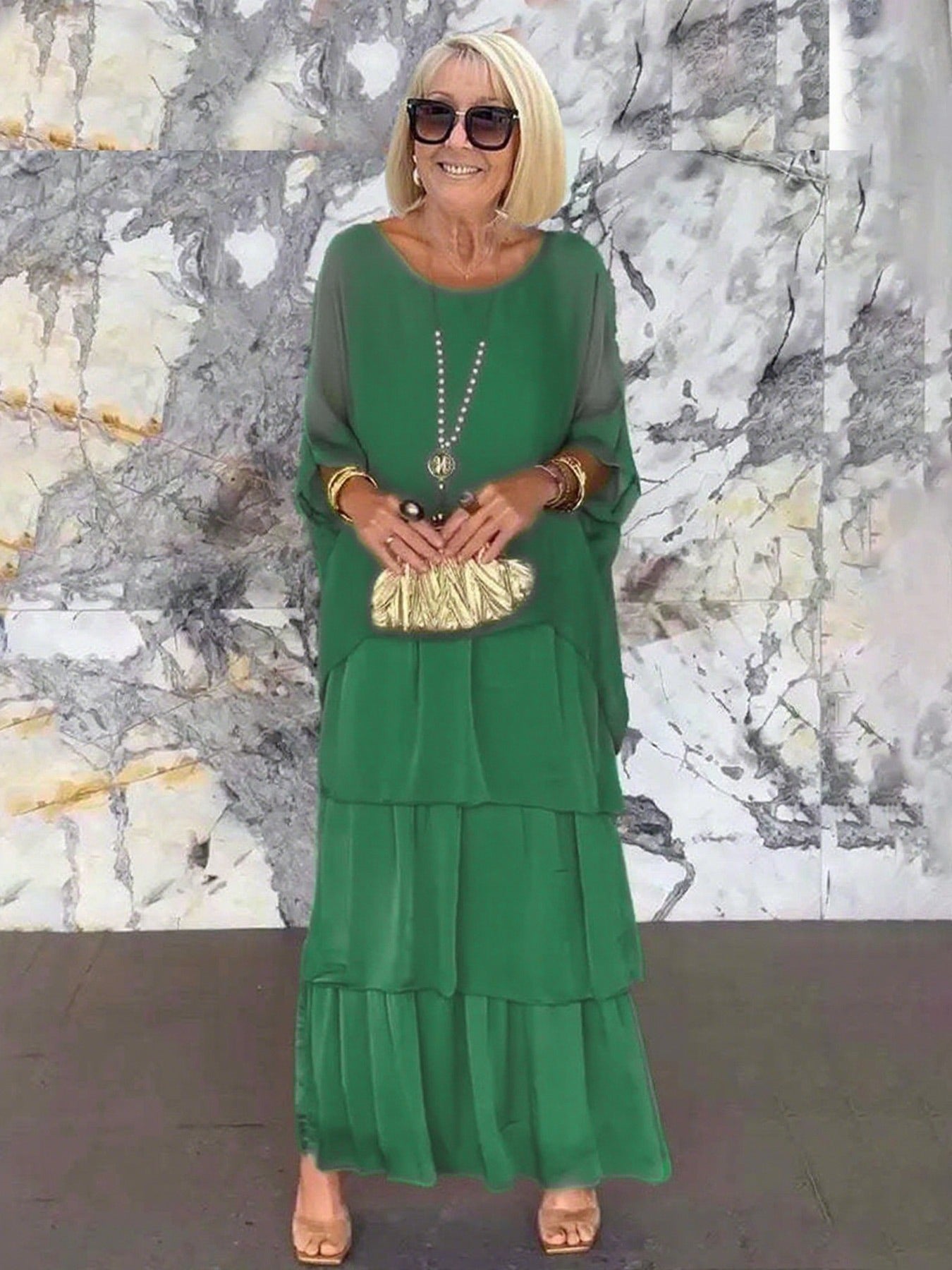 Rocío™ Vestido Trébol Degradé