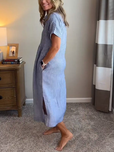 Marieke™ Vestido Camisero Maxi