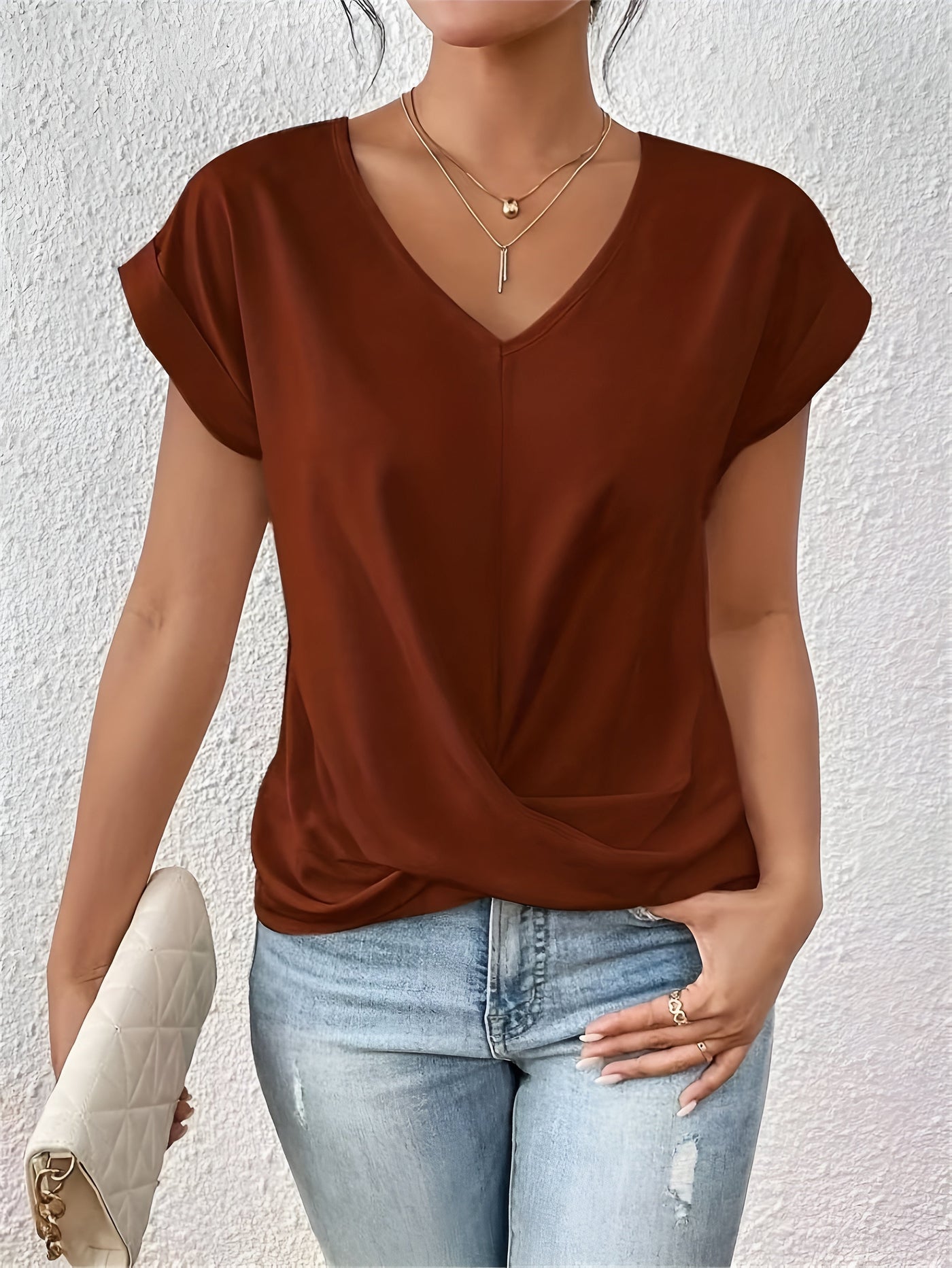 Sofía™ Polera Casual Escote en V