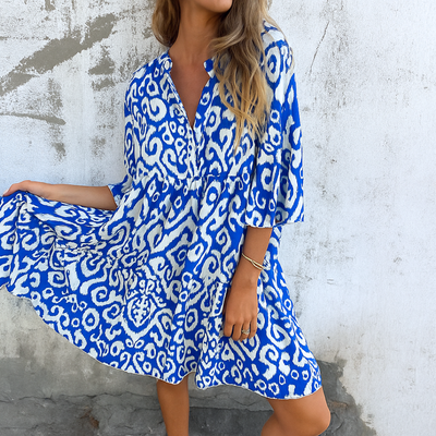 Noa™ Vestido Boho Ikat Mujer