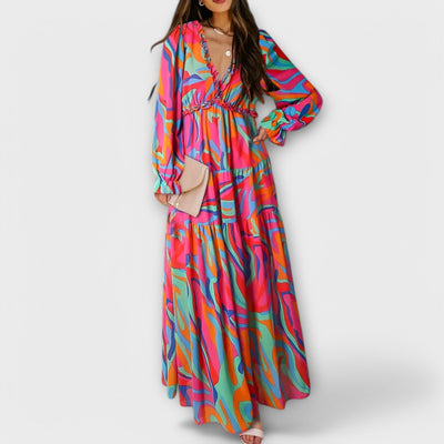 Vestido Floral Largo Antonia™