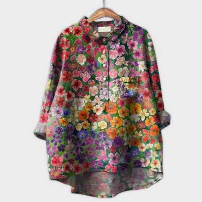 Blusa Floral Artesanal Teresa™