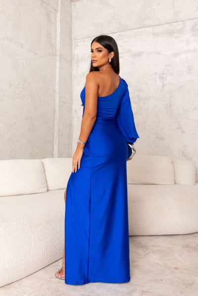 Vestido Satinado Una Manga Isidora™