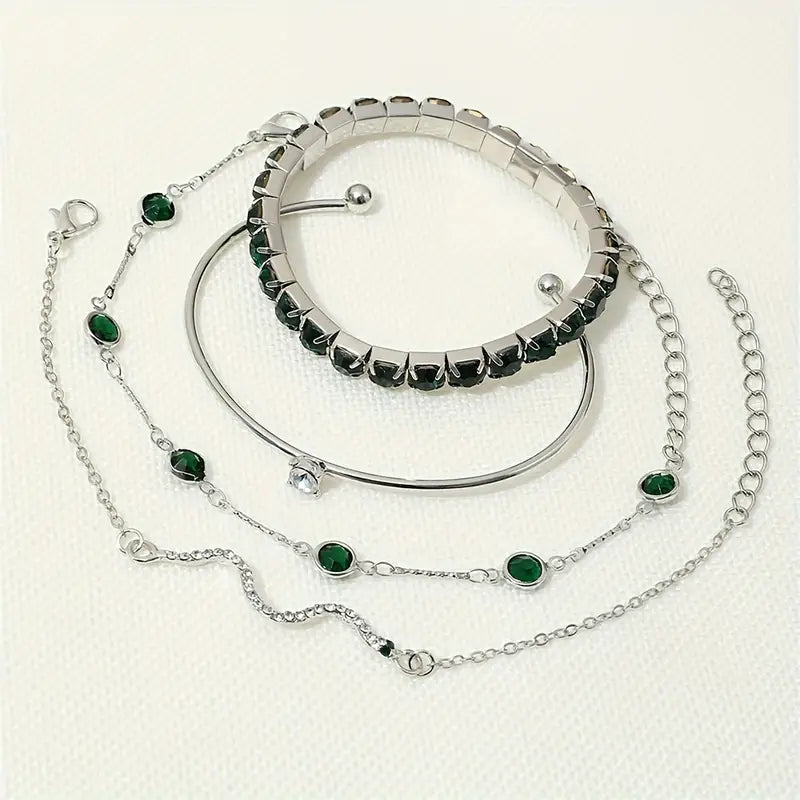 Set de Pulseras Verde Mujer Gaia™
