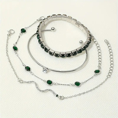 Set de Pulseras Verde Mujer Gaia™