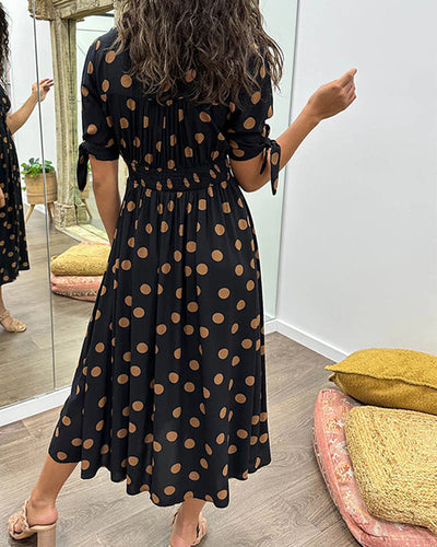 Paula™ Vestido Lunares Elegante